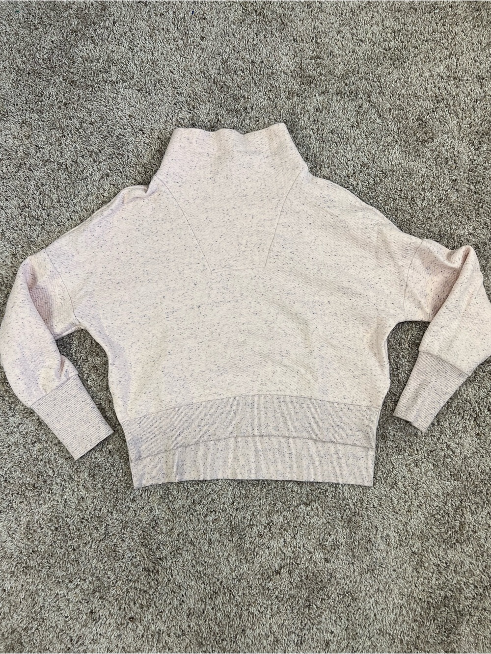 Calia by Carrie Underwood Oversized Sweater Funnel Neck Pullover Textured XS